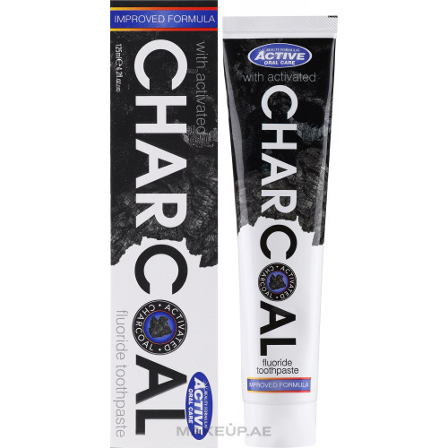 معجون اسنان بالفحم النشط من بيوتي فورميلا 125 مول