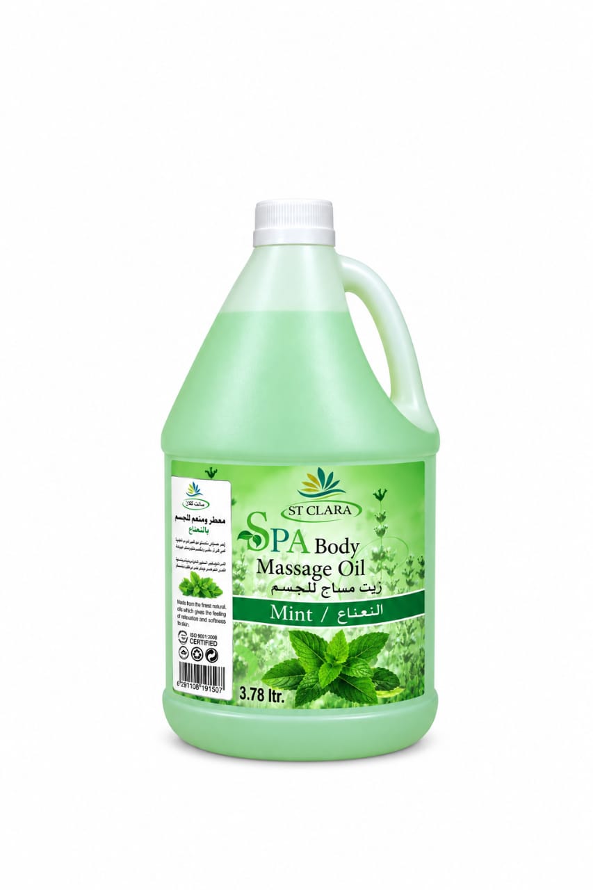 ST CLARA SPA Mint Body Massage Oil 3.78 L