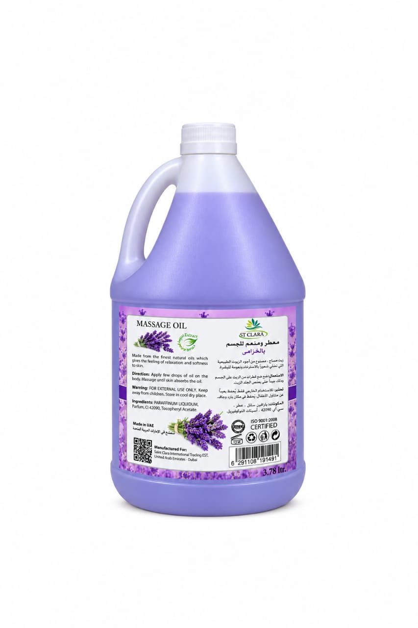 ST CLARA SPA Lavender Body Massage Oil 3.78 L