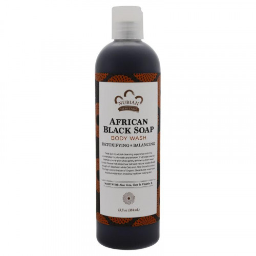 صابون نوبيان الافريقي الأسود السائل