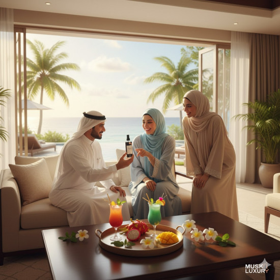 بخاخ سبراي الجسم مالديف من Musk Luxury: تجربة استثنائية 