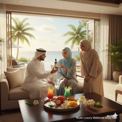 معطر جسم مالديف - بخاخ الزهور الاستوائية الفاخر (250 مل) | Musk Luxury