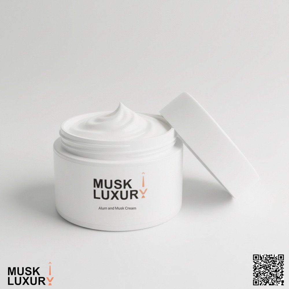 كريم الشبة والمسك مزيل عرق طبيعي لتفتيح الإبط - معطار المسك