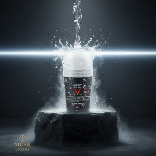 مزيل رائحة العرق فيتشي الأسود (Vichy) - 72 ساعة حماية فائقة