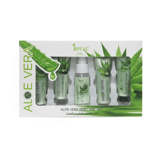 Roval Aloe Vera Skin Care Set 5 Pieces