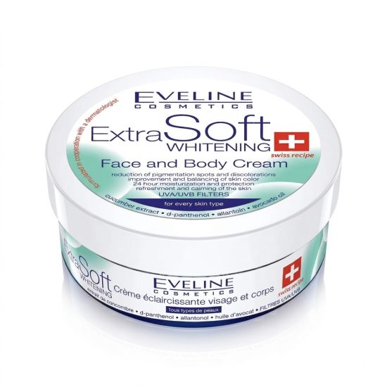 Eveline Extra Soft Whitening Face and Body Cream 200ml Eveline Extra Soft Whitening Face and Body Cream 200ml
