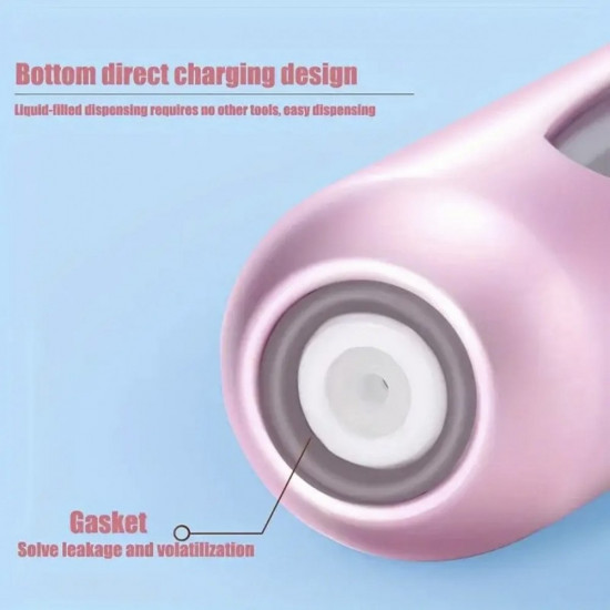 زجاجة عطر فارغة رذاذ قابلة للتعبئة من الألمنيوم بسعة 5 مل