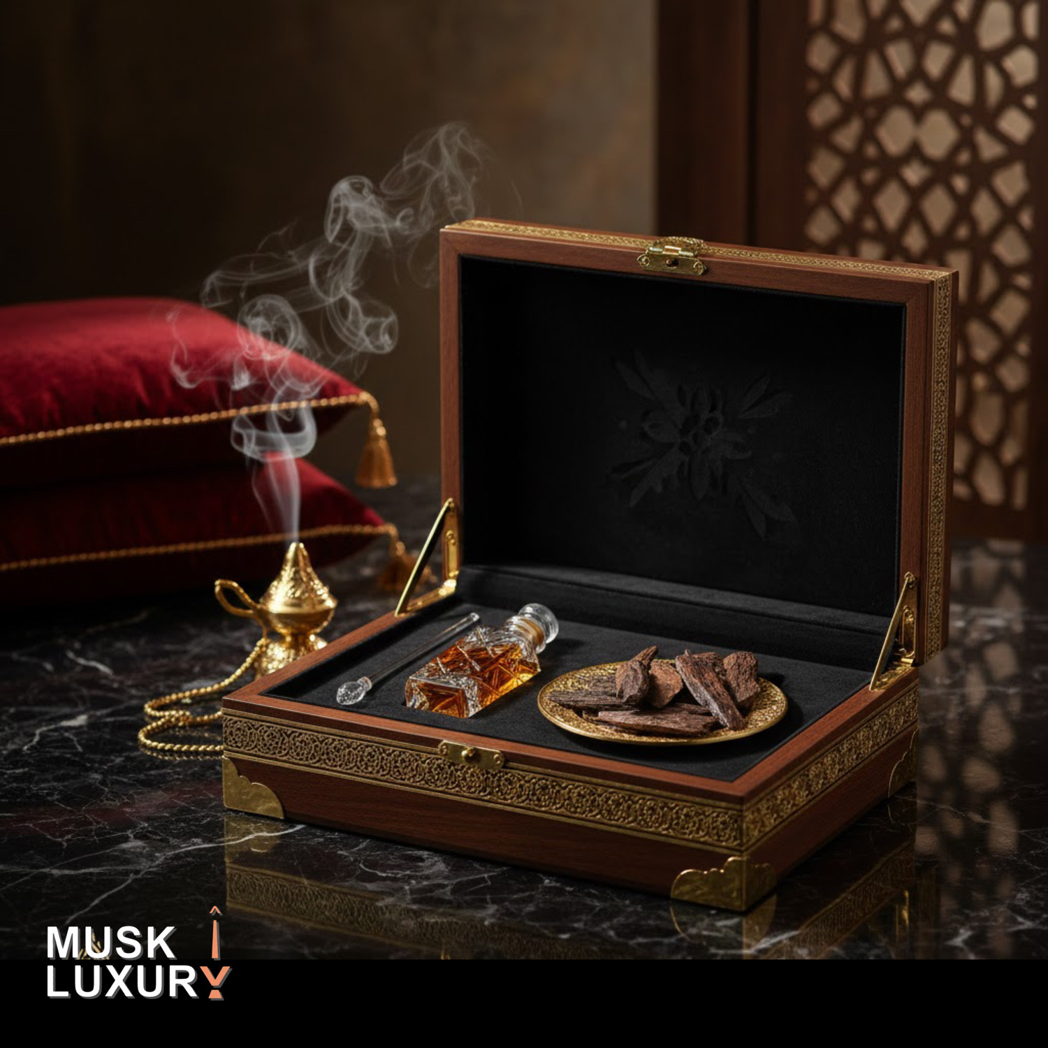 Aged Indian oud oil from Musk Luxury
