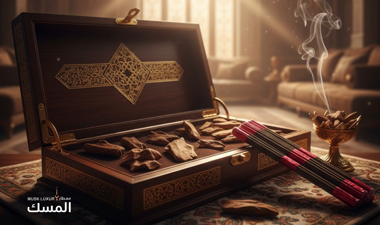 بخور العود للأعياد — أفخر الأنواع للضيافة | معطار المسك بخور العود للأعياد — أفخر الأنواع للضيافة | معطار المسك