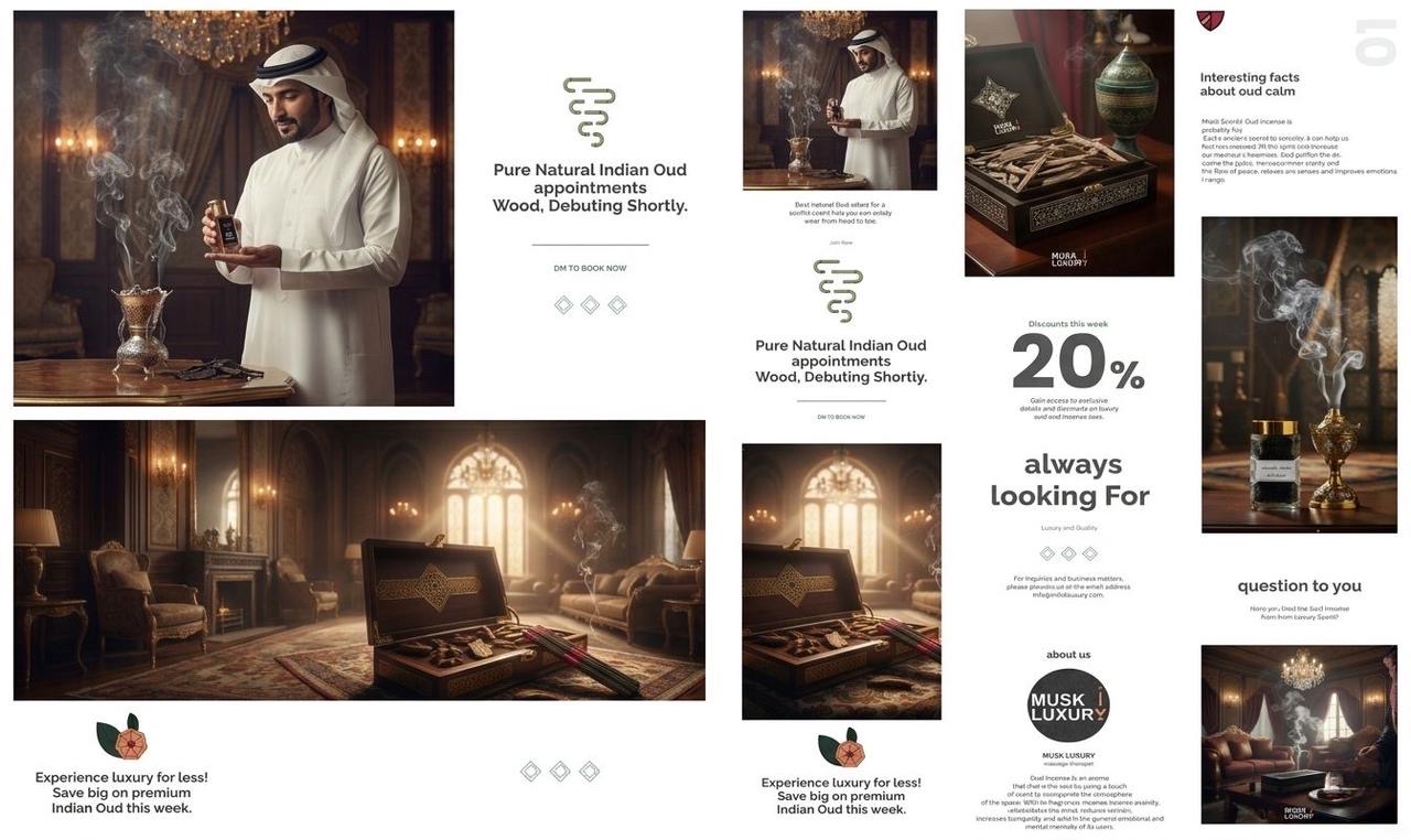 Oud and incense from Musk Luxury