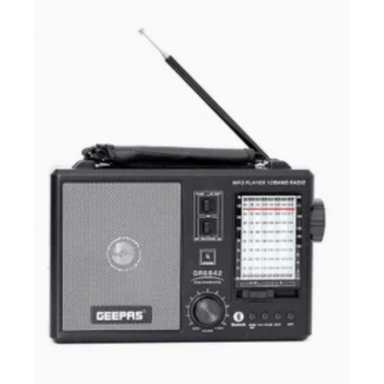 مكبر صوت و راديو ( بلوتوث و USB و AUX و ذاكرة ) GEEPAS