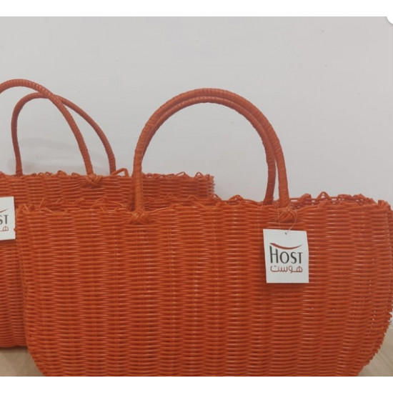 شنطة قهوه وشاهي بلونين