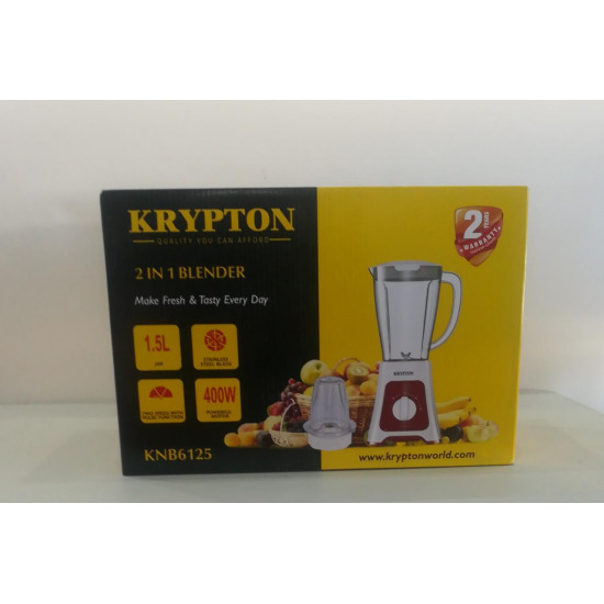 خلاط مع مطحنة بن من كريبتون 400 واط KNB6125 خلاط مع مطحنة بن من كريبتون 400 واط KNB6125