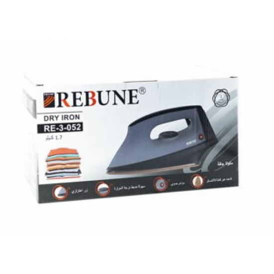 مكواة جافة بقاعدة مزودة بطلاء غير لاصق 1200واط RE-3-052 