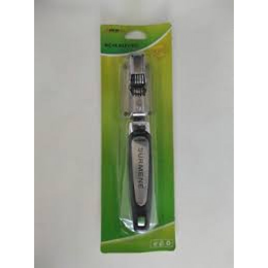 مسن سكاكين يدوي ستانلس ستيل بيد بلاستيك من ام تي - اسود وفضي مسن سكاكين يدوي ستانلس ستيل بيد بلاستيك من ام تي - اسود وفضي