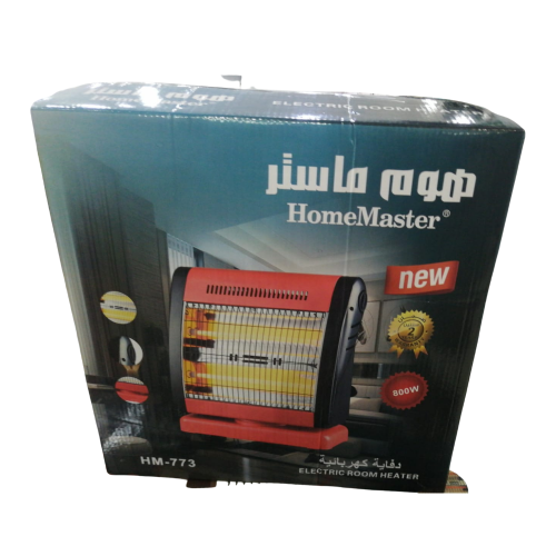 دفاية كهربائية من هوم ماستر 800 واط -773-HM دفاية كهربائية من هوم ماستر 800 واط -773-HM