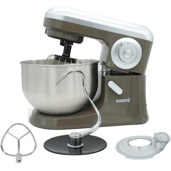 عجانة وخفاقة KROOS ستيل 5 لتر 700واط -KR-6602 عجانة وخفاقة KROOS ستيل 5 لتر 700واط -KR-6602