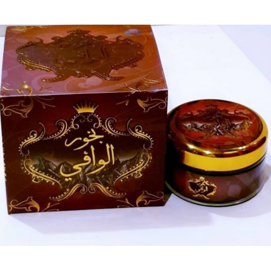 بخور الوافي الأصلي - رائحة العود الثابت والمركز 90 جرام بخور الوافي الأصلي - رائحة العود الثابت والمركز 90 جرام