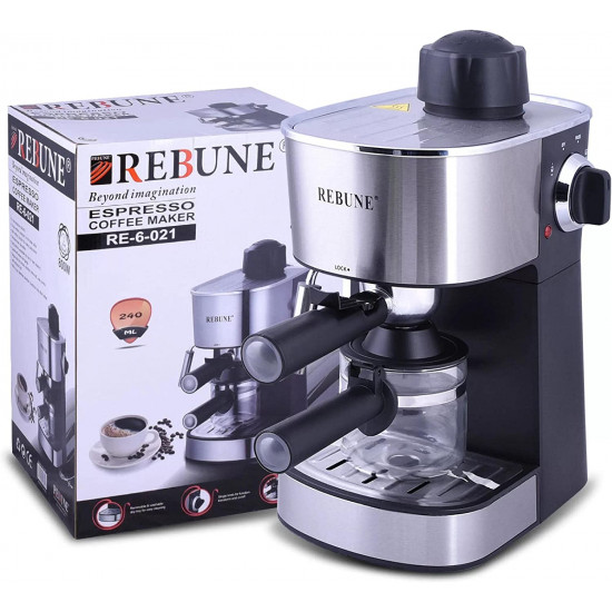 ماكينة صنع قهوة اسبريسو ريبون 240 ملي 800واط -RE-6-021 ماكينة صنع قهوة اسبريسو ريبون 240 ملي 800واط -RE-6-021
