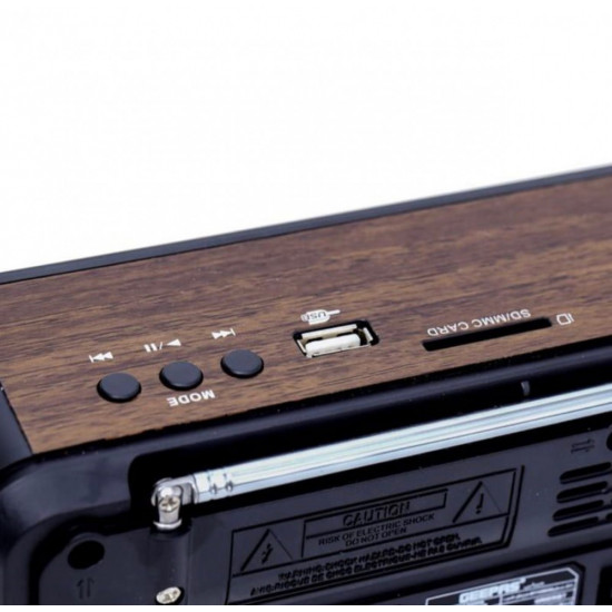 راديو ومكبر صوت -بلوتوث - USB - AUX- ذاكرة -GEEPAS راديو ومكبر صوت -بلوتوث - USB - AUX- ذاكرة -GEEPAS