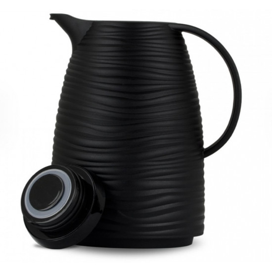 ترمس شاي باصرة أسود مموج 1 لتر