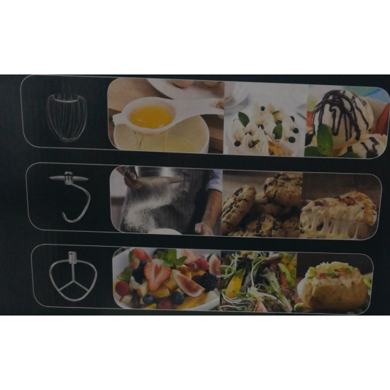 عجانة وخفاقة KROOS ستيل 5 لتر 700واط -KR-6601 عجانة وخفاقة KROOS ستيل 5 لتر 700واط -KR-6601