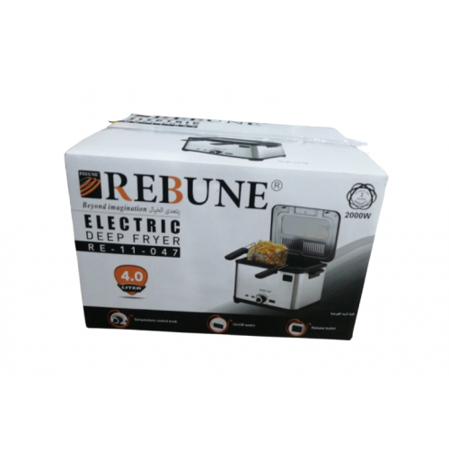 قلاية كهربائية بزيت من ريبون 4 لتر - RE-11-047 قلاية كهربائية بزيت من ريبون 4 لتر - RE-11-047