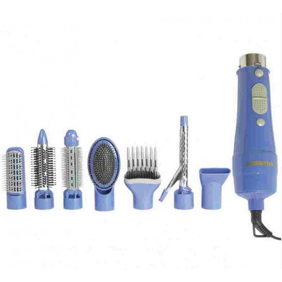 مصفف الشعر ( استشوار ) متعدد 8 في 1 من جيباس مصفف الشعر ( استشوار ) متعدد 8 في 1 من جيباس