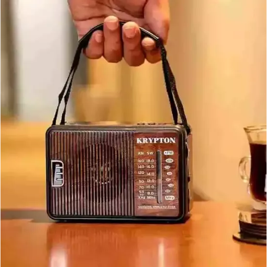 راديو قابل لاعادة الشحن مع مصباح طوارئ من كريبتون ، KNR5095 راديو قابل لاعادة الشحن مع مصباح طوارئ من كريبتون ، KNR5095