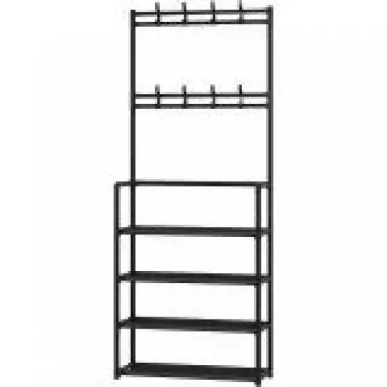  منظم تخزين المدخل مع 8 خطافات لغرفة المعيشة ، غرفة النوم 