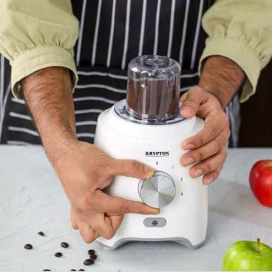 خلاط كريبتون باللون الاحمر 600 واط مع مطحنة قهوة و بهارات خلاط كريبتون باللون الاحمر 600 واط مع مطحنة قهوة و بهارات