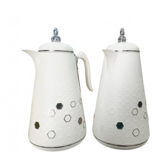 طقم ثلاجات شهد العرب لون أبيض فاخر سعة 1+لتر طقم ثلاجات شهد العرب لون أبيض فاخر سعة 1+لتر