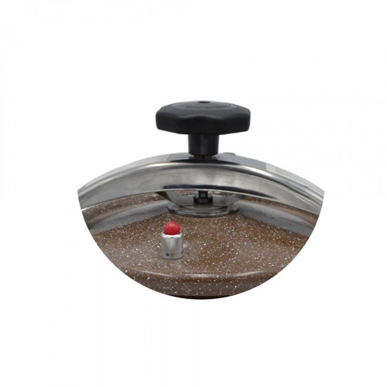 قدر ضغط جرانيت -جودة عالية- من باصرة لون بني 5 لتر قدر ضغط جرانيت -جودة عالية- من باصرة لون بني 5 لتر