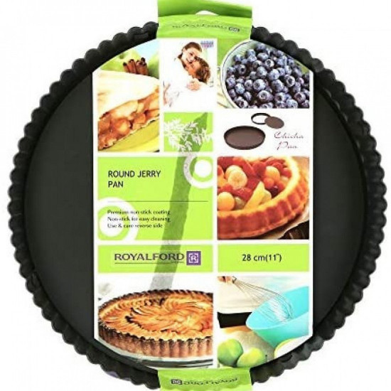 صينية كيك دائرية سطح غير قابل للالتصاق-رويال فورد 28 سم صينية كيك دائرية سطح غير قابل للالتصاق-رويال فورد 28 سم