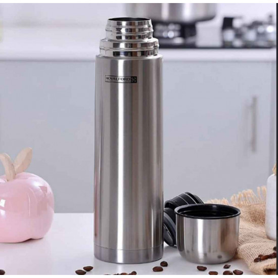 زمزمية حافظة للمياه فاكيوم 350 مل من رويال فورد RF4946، فضي