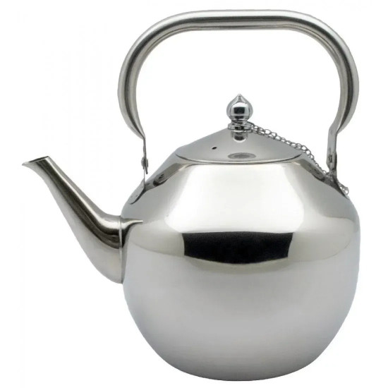 براد شاي عربي ستيل مقاوم للصدأ بسعة 4 لتر براد شاي عربي ستيل مقاوم للصدأ بسعة 4 لتر