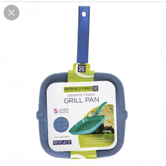 مقلاة جرانيت مطلي برخام غير ملتصق 24 سم ROYALFORD مقلاة جرانيت مطلي برخام غير ملتصق 24 سم ROYALFORD