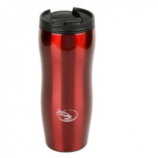 كوب حفظ الحرارة باللون الاحمر مقاس 400 مل كوب حفظ الحرارة باللون الاحمر مقاس 400 مل