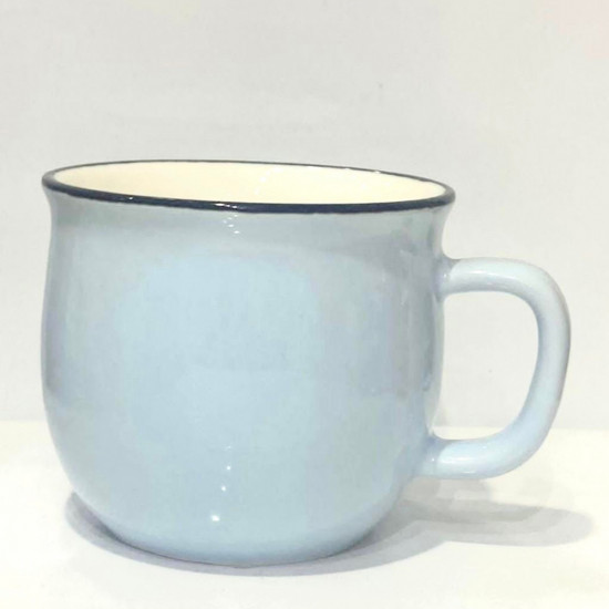 كوب قهوة سيراميك بثلاث الوان مختلفة