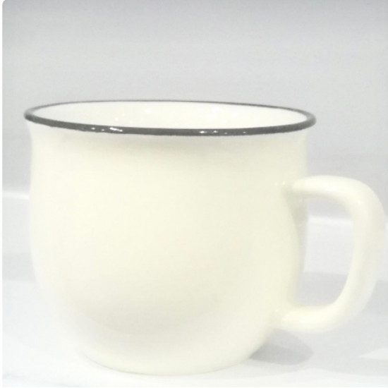 كوب قهوة سيراميك بثلاث الوان مختلفة