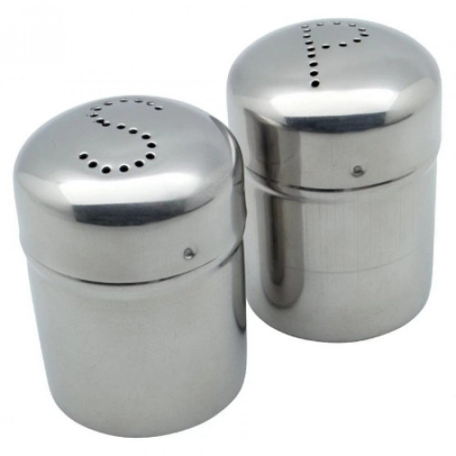 ملاحات استيل لرش الملح والفلفل على الطعام ملاحات استيل لرش الملح والفلفل على الطعام