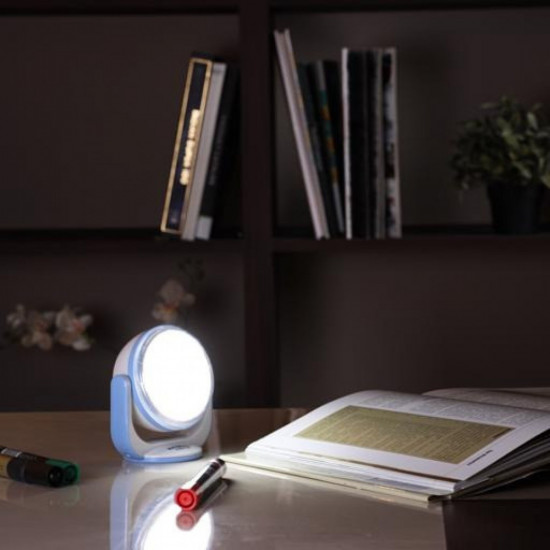 مصباح دائري باللون الازرق من كريبتون سهل للحمل و للتنقل مصباح دائري باللون الازرق من كريبتون سهل للحمل و للتنقل