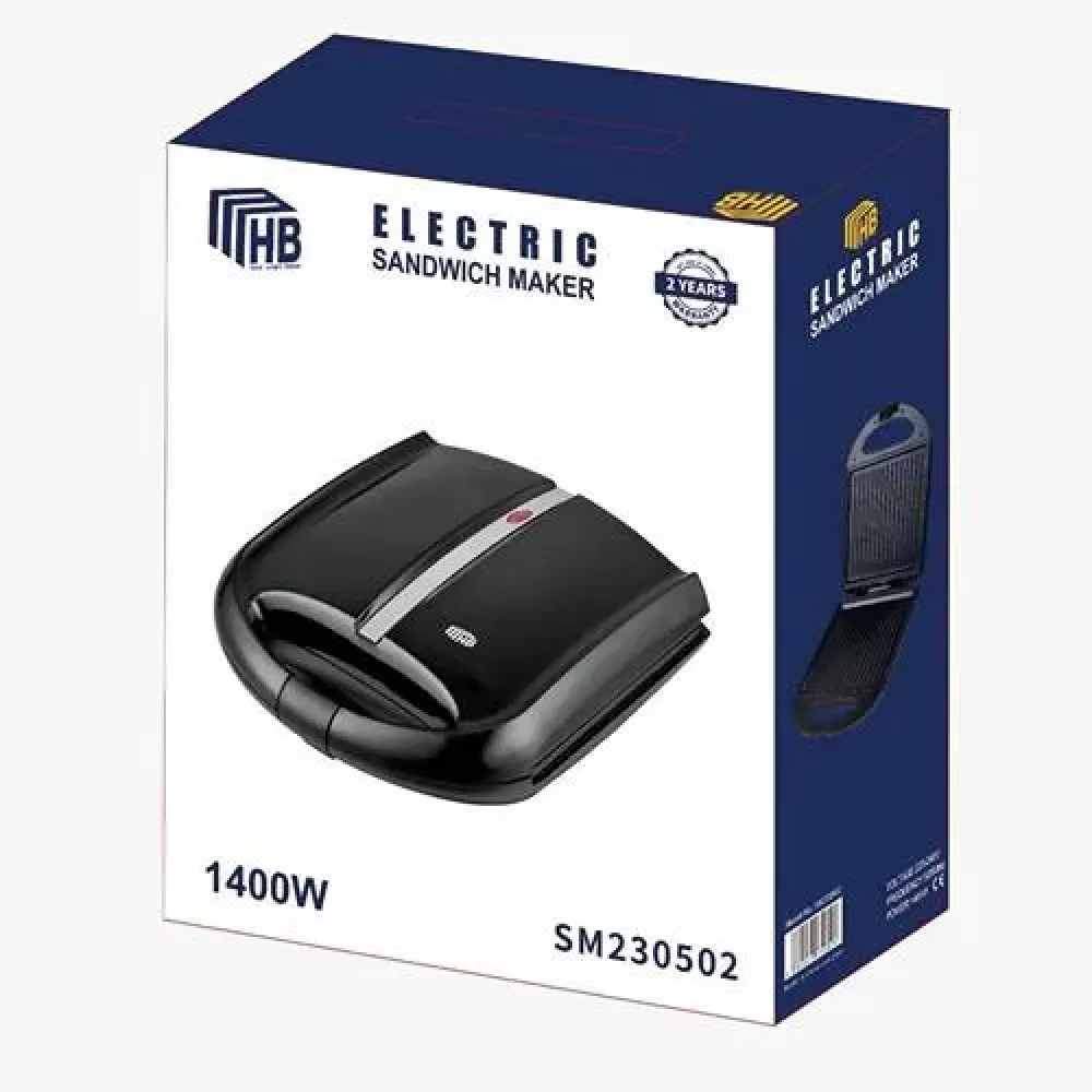 سخان ساندوتش HP تحميص سريع غير لاصق 1400 واط