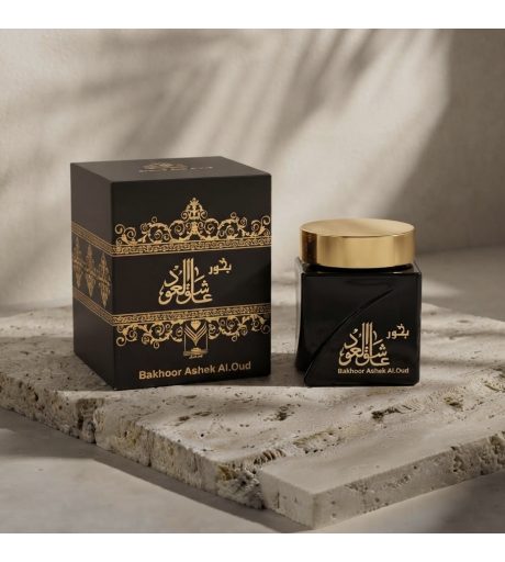 بخور عاشق العود - خليط من الصندل والزعفران وأعواد الخشب الطبيعية