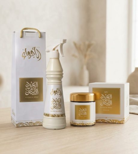 مجموعة العود الابيض الراقية | مسك وزعفران وأخشاب دافئة مجموعة العود الابيض الراقية | مسك وزعفران وأخشاب دافئة