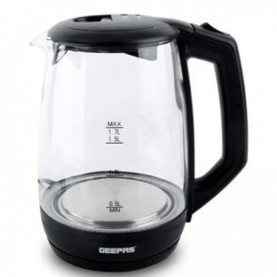 غلاية ماء زجاج جيباس 1.8 لتر