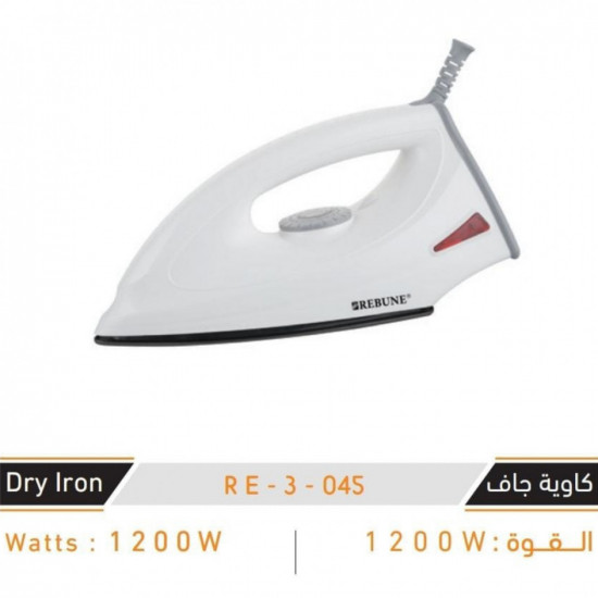 مكواة من ريبون باللون الابيض 1200 واط