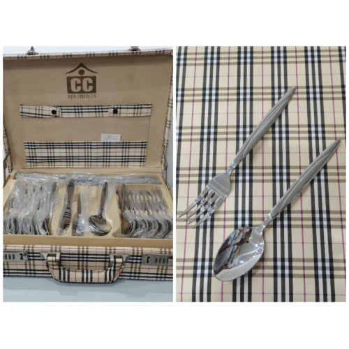 شنطه لمستلزمات السفره 72 حبة ملاعق سكاكين شوك شنطه لمستلزمات السفره 72 حبة ملاعق سكاكين شوك