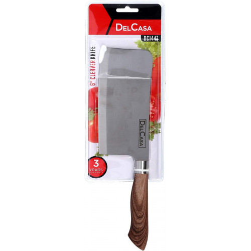 ساطور مصنوع من الفولاذ المقاوم للصدأ من ديلكاسا 6 انش ساطور مصنوع من الفولاذ المقاوم للصدأ من ديلكاسا 6 انش