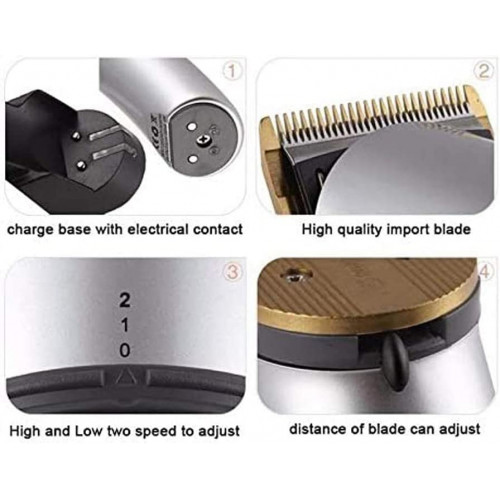 مكينة حلاقة رجالية دينق لينق تعمل بالشحن RF-609C مكينة حلاقة رجالية دينق لينق تعمل بالشحن RF-609C